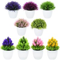 Künstliche Pflanzen Bonsai Kleiner simulierter Baum Topf Gras für Hausgarten Büro Tisch Raumdekoration Ornamente