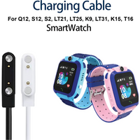 USB Charger For Smartwatch Q12 / S12 / S2 / LT21 / LT25 / K9 / LT31 / K15 / T16 / Charging Cable