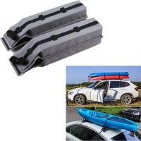Universal Car Soft Roof Rack Cross Bars Space Saving Protection Pads Luggage Rack For Cars Top Luggage Carrier Rails Load 75kg