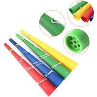 R53E Football Games Fan Cheer Party Horn Plastic Vuvuzela Kid Trumpet Toy Musical Instruments