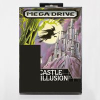 New Arrival Castle of Illusion MD Game Card 16 Bit BR Cover for Sega Megadrive Genesis Video Game Console Cartridge