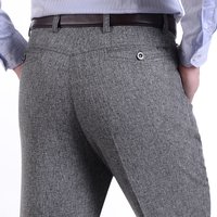 MRMT 2026 Brand Men's Trousers Middle-aged Men Trousers Casual Loose Thin Pants for Male Straight High Waist Man Trouser Pant