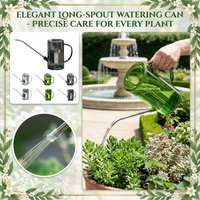 Long Spout Watering Can Transparent Plastic With Measurement Scale Plant Pot Precise Watering Indoor Plant Care Tool