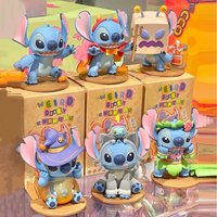 Cute Stitch Wacky Diary Blind Box 2026 New PVC Action Figure Kawaii Desktop Decoration Surprise Gift For Fans