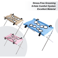 Dog Grooming Hammock 8-Hole Design Cat Grooming Harness Kitten Grooming Hanger For Cats Dogs Kittens Puppies Small Medium Large