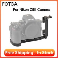 FOTGA For Nikon Z5II Quick Release L Plate Bracket Holder Hand Grip For Nikon Z5 II Digital Camera For Arca Swiss Tripod Head