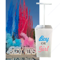 Gender Reveal Smoke Baby Shower Powde Party Popper Spray Electronic Remote Control Colorful Confetti Cannon Machine Boy Or Girl