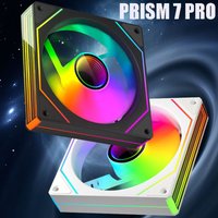 Power Train PRISM 7 PRO Computer Chassis Fan 12cm ARGB 4 Pin PWM Quiet Cooling Fan 12V Large Air Volume 56.8CFM/600-1500RPM