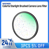 NEEWER Colorful Starlight Brushed Camera Lens Filter Special Effects Filter with Anamorphic Flare Shinning Starburst Lens Filter