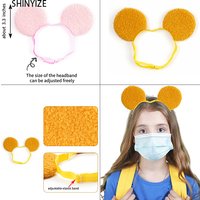 New Adjustable Mouse Ears Disney Elastic Headband Bow Adult And Kids Nylon Hairband Festival Cosplay DIY Hair Accessories Gift