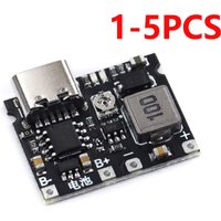 1-5PCS Type-C USB 3.7V 4.2V 1A 5W Lithium Li-ion 18650 Battery Charger Board DC-DC Step Up Boost Module TP4056 DIY Kit Parts