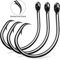 10Pcs Fishing Hook High Carbon Steel Octopus Hook 4-10/0 # Sea Fishing Eagle Beak Hook Sturdy Durable Fishing Tackle Accessories