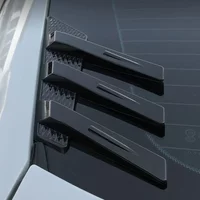 2Pcs General Window Louvers Exterior Decorative Universal Car Rear Windshield Side Spoiler Rear Wing Trim Side Vents Decoration
