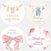 Personalized Baptism Stickers and Custom Logo Wedding Birthday Baptism Stickers Design Your Own Stickers