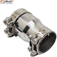 Various Size Universal Stainless Steel Reducer Adapter Car Motorcycle Exhaust Pipe Muffler Pipeline Welded Pipe 54MM to 77MM