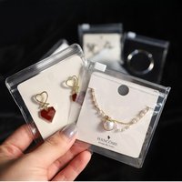5/10/20PCS Transparent Storage Bag Short Term/Jewelry Storage Classification Management Waterproof and Moisture-proof Sealed Bag