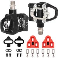 AliExpress BUCKLOS Bicycle Clipless Pedal for Look Delta System Aluminum Alloy Bike Self-locking Pedal for SPD System Dual Road Bike Pedals