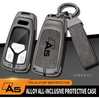Alloy car key case remote control protective cover is suitable for Audi A5 RS5 S5 2018 2019 2020 2021 key cover accessories
