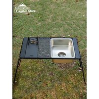 CAMPINGMOON IGT Bridge Table Camping Multi functional Expansion Outdoor Stove Module Folding Wild Table CK-3650-T38