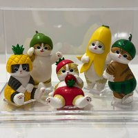 Mofusand Shark Cat Fruit And Bee Series Blind Box Kawaii Characters Mini Action Figure Toys Desktop Decoration Surprise Gifts
