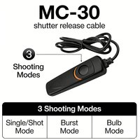 MC-30 Remote Shutter Release Control Cable MC30 for Nikon Z9 Z8 D850 D810 D700 D800 D800E D500 D300 D300S D200 D5 D4s D4 D3X D3