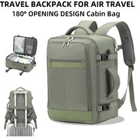 Travel Backpack for Women, 24L Carry On Backpack Flight Approved, Large Personal Item Bag Fits 16.5 inch Laptop, with 1 Packing