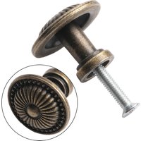 4pc Antique Bronze Kitchen Cabinet Drawer Knobs Dresser Cupboard Wardrobe Furniture Pulls Handle Wooden Box Jewelry Box Knobs