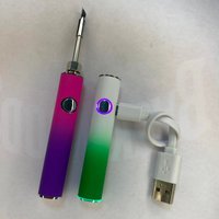 New type LED lamp - 3-color adjustable voltage - 10-second preheating battery rod - USB electronic heating repair tool
