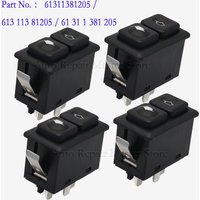 1/4 Stück 61311381205 Elektrische Fensterheber Schalter Taste Auto 61 31 1 381 205 Für BMW E23 E24 E28 E30 L6 M5