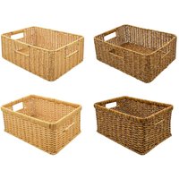 Rattan Aufbewahrung skorb Korb für Haushalts arbeits platte Speisekammer