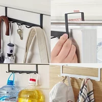 2026 New Household Space Saving Five Hook Door Hanger Hook Easy To Install Modern Style Durable Jacket Storage Rack