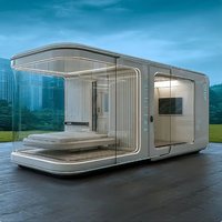 ti-Outdoor Eco Smart Prefabricated Cabin House Portable Space Capsule House Home Portable Cabin With Kitchen for Unused Land%
