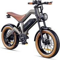 AliExpress NONE DYU M20 Adult Electric Bike, 48V Large‑capacity Battery, NFC Digital Display, Front & Rear Hydraulic Brakes Safe‑braking Electric Bike, Spring Shock Absorber, IP54 Waterproof, 20×4.0 Chaoyang