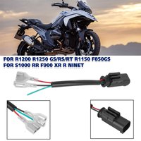Power Outlet Connector For BMW R1200 R1250 GS/RS/RT R1150 Socket Plug Harness Y Splitter Cable F850GS S1000 RR F900 XR R NineT