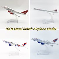 16CM Scale Airplanes British Airways a380 Plane Model ONE Worid b777 b747 Aircraft Diecast Miniature Authentic Souvenir Plane