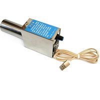 Large Wind Adjustable Blower Waste Oil Burner Stove Blower 12V USB Portable Camping Fan Special Fan For Outdoor Barbecue