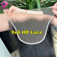 Eva Hair 9x6 HD Lace Closure 13x6 13x4 HD Frontal Only Straight & Body Wave Human Hair 5x5 6x6 7x7 HD Lace Closures Melt Skins