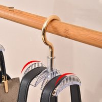 Quality Wardrobe Hanging Bag Hanger Space Saving Rotating Bag Storage Rack Thickening Belt Scarf Hanger Wardrobe
