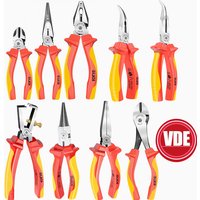 LAOA VDE Wire Cutters 6'' 7'' 8'' Insulated Combination Diagonal Needle Nose Pliers Electrician Tool High Voltage Resistance