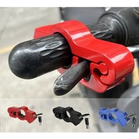 AliExpress NONE Universal Aluminum Alloy Motorcycle/Bicycle Handlebar Lock - Heavy Duty Anti-Theft for ATV/Dirt/Street Bikes, Tool-Free Install