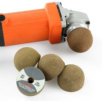 Stone Pebble Marble Cobblestone Stones Engraving Mushroom Grinding Head Internal Hole Diamond Brazed Polishing Wheel