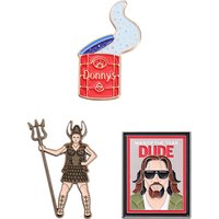 New Singer Star Character Bccessories Brooch Badge Film Metal Decoration Drip Oil Alloy Brooch Gift Wholesale