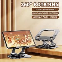 360° Rotatable Tablet Stand Adjustable Foldable Desktop Stand Holder Compatible For 4.7-12inch Ipad Laptop Tablet