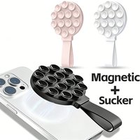 Multifunctional Magnetic Universal Holder Candy Colored Suitable For Magsafe iPhone With Silicone Suction Holder Mount Mirror