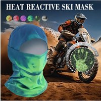 AliExpress NONE Temperature Sensitive Ski Mask Thermochromic Full Face Head Wrap Motorcycle Winter Cycling Hiking Snowboard