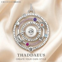 Pendant Cosmic Design Talismans Amulet Brand New Fine Jewelry 925 Sterling Silver Accessories Vintage Lucky Gift For Woman Men
