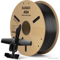 ELEGOO ASA Filament 1,75mm 1KG, UV- und Witterungsbeständiges 3D-Drucker-Filament Perfekt für Funktionale Außenteile 1KG Schwarz Weiß