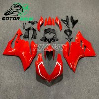 Kit de carénages de moto en ABS, modèle neuf, compatible avec les Ducati 899, 1199 Panigale, 1199S, modèles 2012, 2013, 2014, 2015, couleur rouge personnalisée.