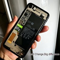Transparent Modified Phone Shell For iPhone 8 SE2020 X XS XR 11 11 Pro Max Clear Explore Full Housing Replacement