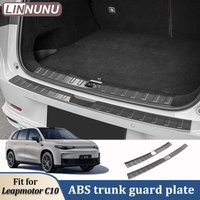 LINNUNU Fit for Leapmotor C10 2026 2025 Car ABS Rear Trunk Scuff Plate Cover Protector Sill Trunk Tread Plate Trim Accessories